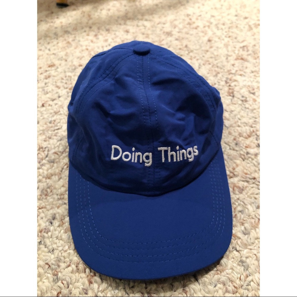 NEW Outdoor Voices Blue Doing Things Hat